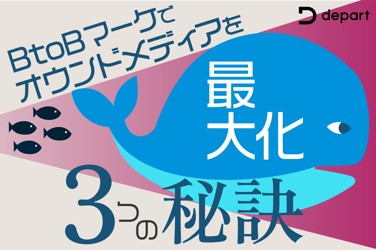 BtoBマーケティングでオウンドメディアを最大化するための3つの秘訣