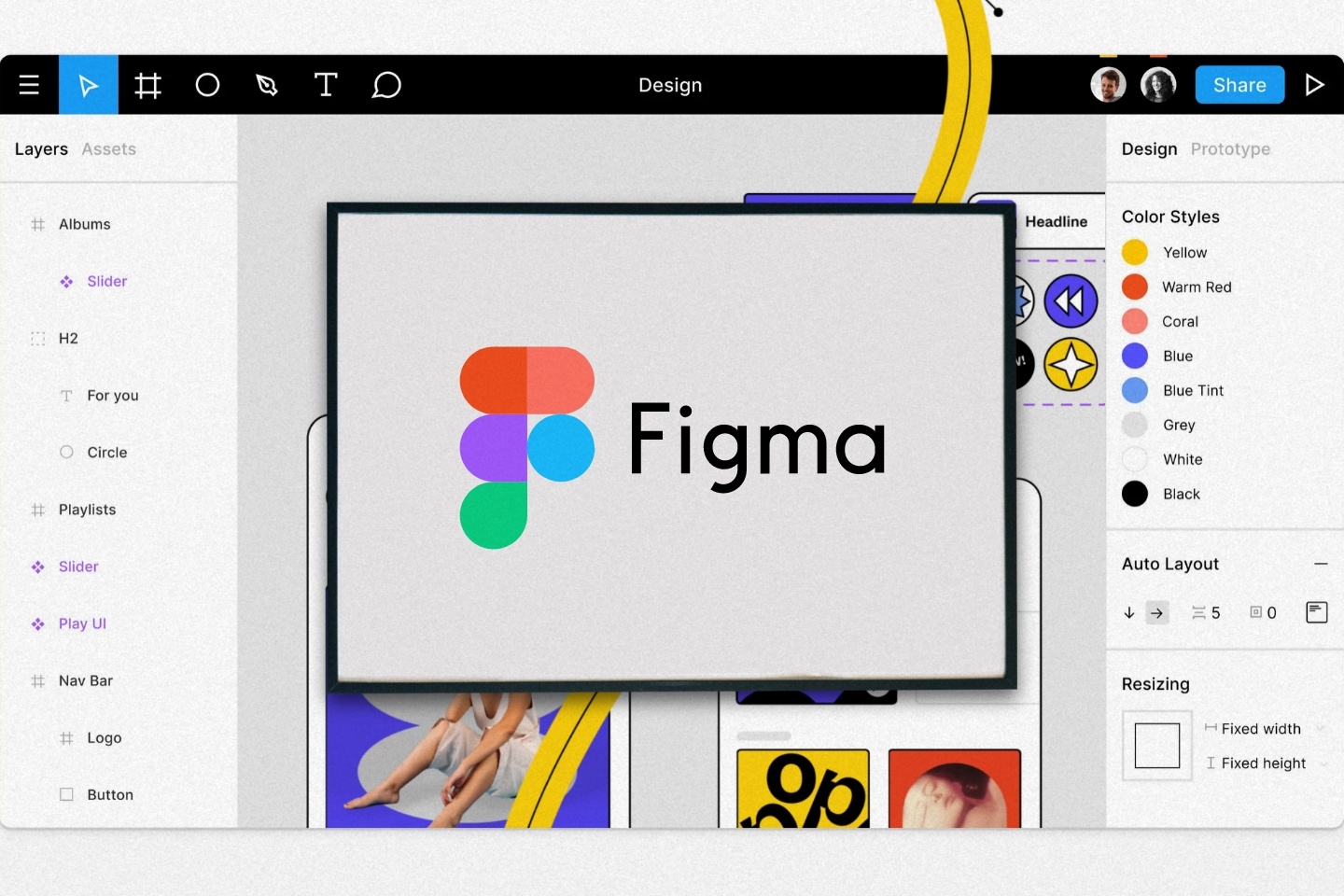 【現役デザイナーが解説】Figmaの使い方！デザインからワイヤーフレームまで幅広く使えるデザインツール